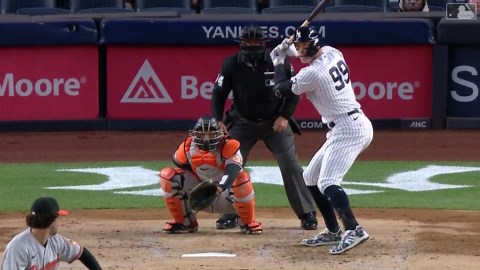 1er HR de Aaron Judge en 2021