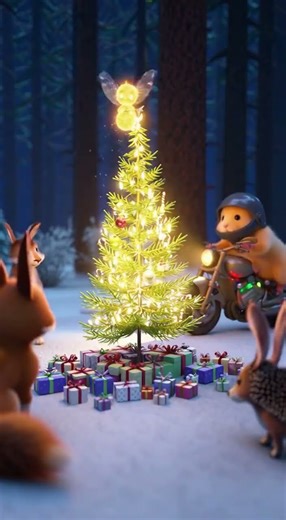 Hamster Christmas Eve Magic #ChristmasAnimation, #HamsterChristmas, #ChristmasSpirit