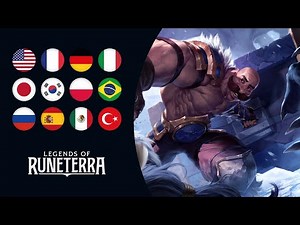 Braum - All Voice Lines - All Languages | Legends of Runeterra
