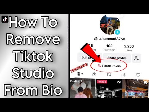 How To Remove Tiktok Studio From Bio!