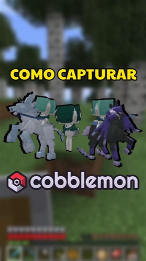 Como Capturar Calyrex, Glastrier e Spectrier no Cobblemon! #shorts #fyp #minecraft #pokemon