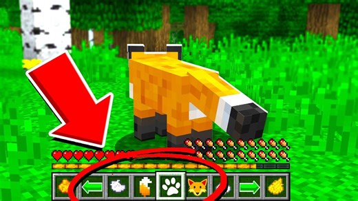 Play Minecraft 1.14 as a fox!