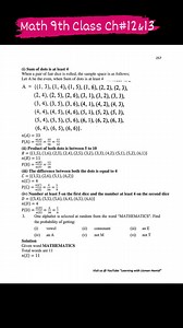 4.6K views · 37 reactions | 9th Class #MATHEMATICS New Book Solved Ch#(12-13) CourtesyBy: Sir Usman Hamid Sb #al_basheer_academy ##mathematics #9th #notes #2025 #fyp #viralpost2025 ##trendingnow | Al Basheer Academy of Science and Computer Center | Facebook