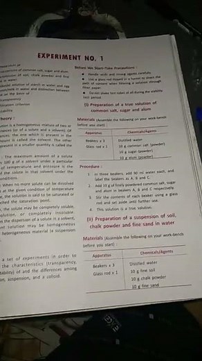 class 9 science lab manual experiment no 1