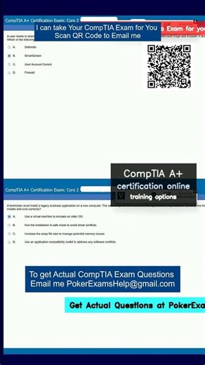 CompTIA A+ certification online training options #exampreparationtips #comptiaexam