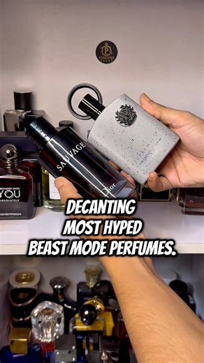 Decanting most hyped frags for our consumers. 😍 #perfumeaddict #paysellsmellexpensive #decant #BeastModeFragrance | Perfume Vault
