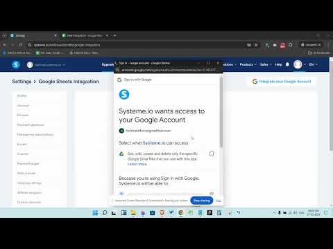 Review Systeme.io features | Google Sheet integration
