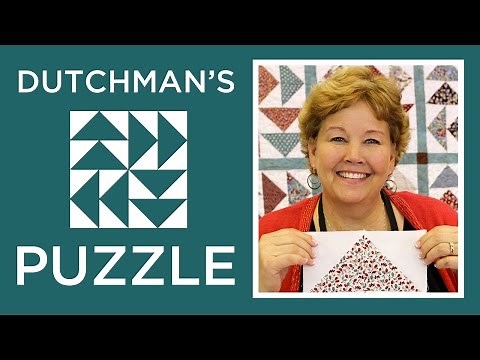 Make a Dutchman's Puzzle Quilt with Jenny Doan of Missouri Star! (Video Tutorial)