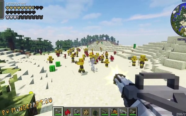 Techguns Mod - оружие, npc, броня, кровь [1.12.2] [1.7.10]