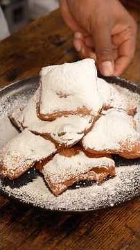 Chocolate stuffed beignets #recipe #beignets #beignet #chcolateganache #chocolate #easyrecipe