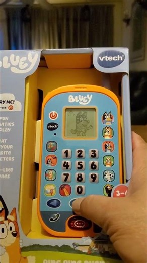 AMAZING! LET'S PLAY VTECH BLUEY PHONE! #amazing #asmr #learning #toys #bluey #short #shortvideo