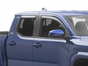 Tacoma In-Channel Ventvisor Window Deflectors; Front and Rear; Dark Smoke (24-26 Tacoma) - Free Shipping