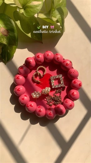 Diy cute trinket🎀 #shorts #viralshorts #trinkets #trending #handmade #craftideas