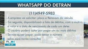 WhatsApp do Detran-RJ serviços já podem ser feitos pelo aplicativo