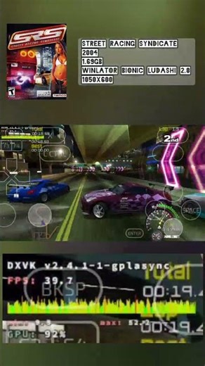 Street Racing Syndicate - Snapdragon 680 - Winlator Bionic Ludashi 2.8