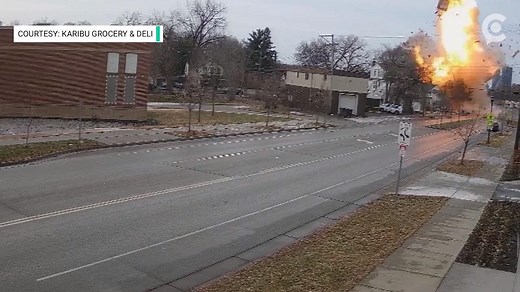Home explosion in St. Paul, Minnesota caught on surveillance video. https://cir.ca/2zqHKZ6 | The National Desk - TND