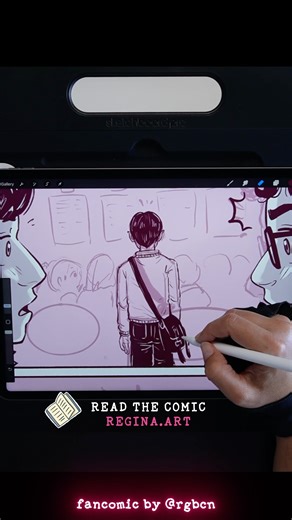 The moment before the SHOCK! CH2 process videos! #fancomic #tbbt #shamy #thebigbangtheory #comicart