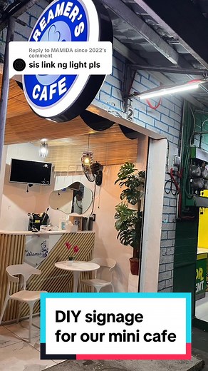 DIY Signage Making for Small Cafe Business | Cafe Vlog Tutorial