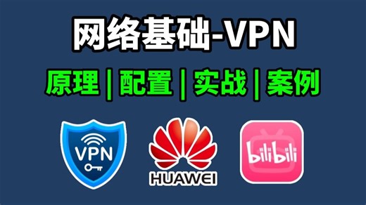 【判刑率99.9%】全面讲解VPN最新项目实战，从入门到入狱，网络工程师手把手教学！VPN入门_VPN工作原理_VPN配置_VPN项目_网络安全