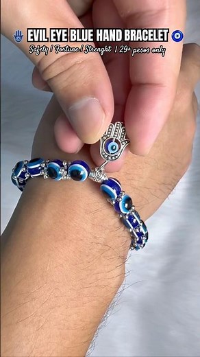 Evil Eye Blue Hand Bracelet | Protection & Blessings 🧿✨ #EvilEye