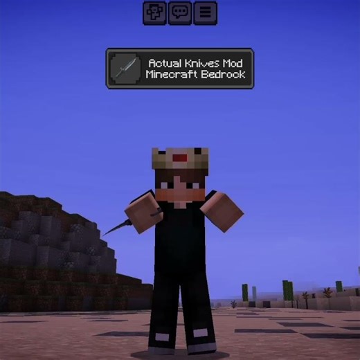 Actual Knives Mod Minecraft Bedrock... King In Love...#2