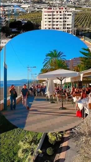 🌴 Stunning Torrox Beach Walk in Andalusia | Relaxing Mediterranean Views