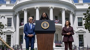 White House celebrates historic Supreme Court confirmation
