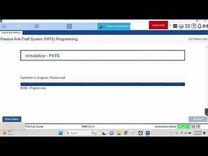 Programming BCM and IMMOBILIZER (PATS) FORD F150 2021