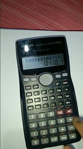 Addition of two binary number by using calculator