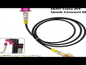 SODA Maker Quick Connect Adapter To External CO2 Tank Soda Club W/90cm Hose for SodaStream DUO Terra