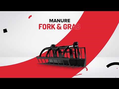 Manure fork with grapple - FFGR | Manitou Attachment