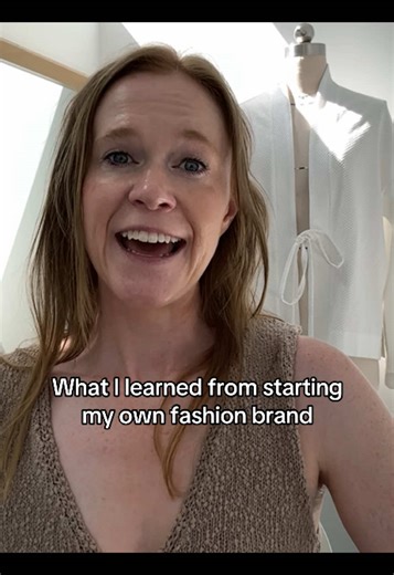 What did I learn from having my own label? The importance of having (and being able to express) your own unique creative voice. This is why pattern making & draping is so important! It allows you to experiment and enhance your ideas #diyfashion #sewing #fashiondesigner #patternmaking