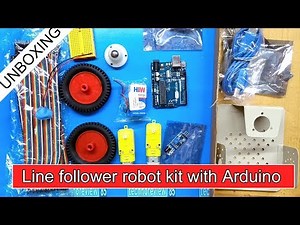 Line Following Robot kit with Arduino UNO | Unboxing