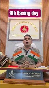 9TH RASING DAY OF RISHIRAJ DEFENCE ACADEMY KOTPUTLI