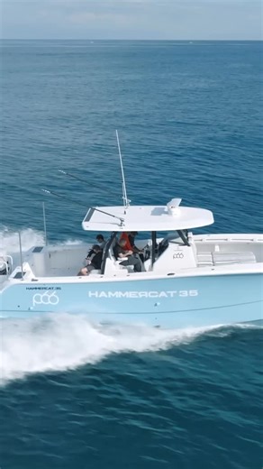 Diesel power, catamaran efficiency. With OXE diesel engines and a lightweight epoxy-carbon build, the Hammercat 35 covers some gnarly range while keeping fuel burn low. Cat hulls—love the ride or still loyal to monohulls? #Hammercat35 #DieselPower #OXEDiesel #PowerCat #BoatLife | boats.com