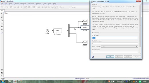 matlab s函数实时传入、更新和保存数据