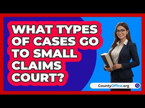 What Types Of Cases Go To Small Claims Court?