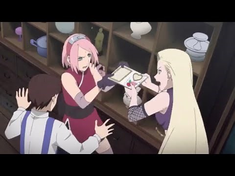 Sakura and Ino Fight Over A Gift (English Dub)