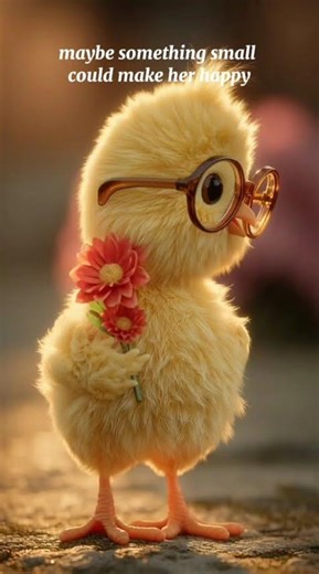 The Little Chick’s Big Heart🐥❤️ #chicks #motivation #shorts #viral #animals #cute #dalgona