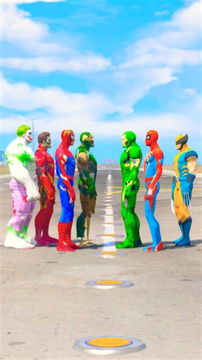 RANDOM MCU ZOMBIE SUPER HERO VS RANDOM MCU REAL SUPER HERO TEAM BATTLE #153 #shorts