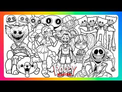 POPPY PLAYTIME Chapter 6 New Coloring Page | PROTOTYPE, LILY & RORY |How to Color Fanmade Characters