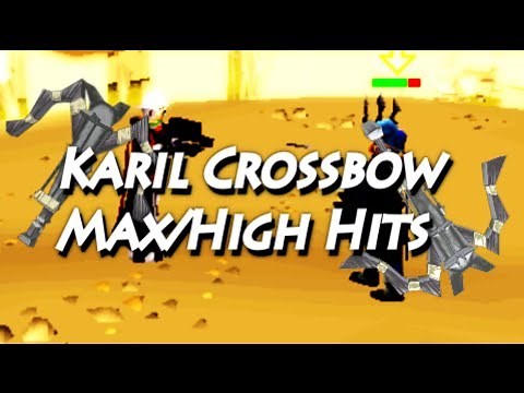Karil Crossbow Max/High Hits (Oldschool Runescape)