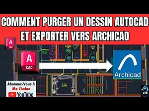 How to export from AutoCAD to ArchiCAD (very easy)