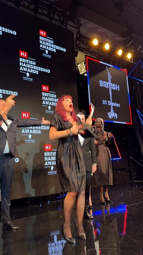 ✨Congratulations to Efi Davies, winner of British Hairdresser of the Year, at the British Hairdressing Awards 2025, sponsored by @schwarzkopfprouk! ✨ @efidavies #BHA #BHA25 #BritishHairdressingAwards | Hairdressers Journal