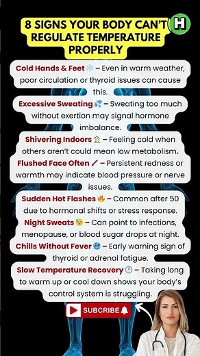 8 Signs Your Body Can’t Regulate Temperature Properly