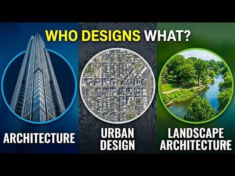 What’s the Difference? Architecture, Urban Design, & Landscape Architecture