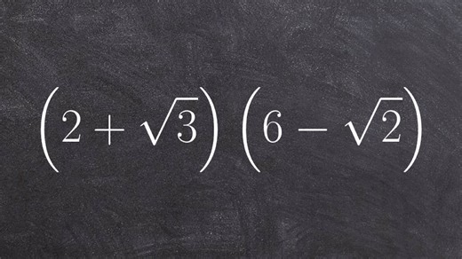 Learn how to multiply two radical binomials