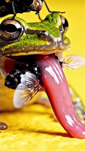 Frog Hungry! Watch This Epic Catch! 🍽️