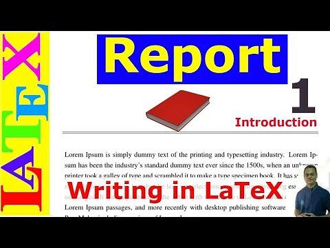 A Complete Report Writing in LaTeX (Latex Basic Tutorial-24)