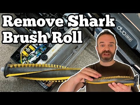 How to REMOVE Shark Vacuum BRUSH Roll Duo Clean Roller